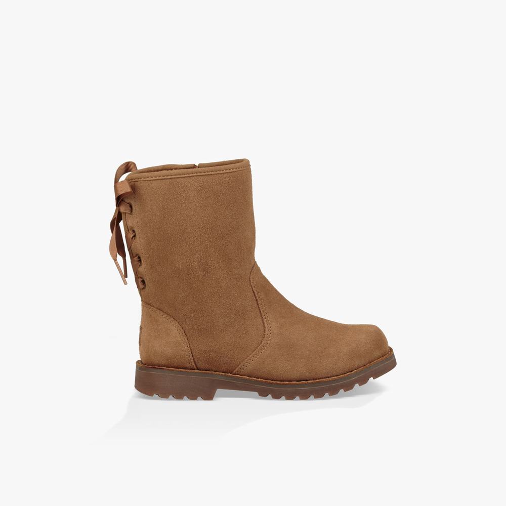 Bottes UGG Corene Fille Marron Soldes 227BHPJQ